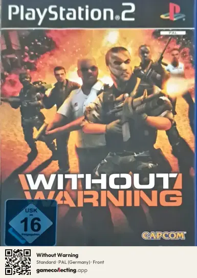 Without Warning PlayStation 2, Germany box front