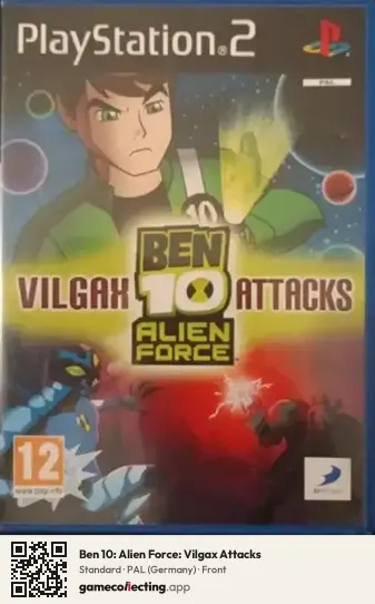 Ben 10: Alien Force: Vilgax Attacks PlayStation 2, Germany box front