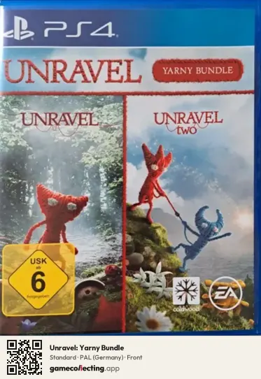 Unravel: Yarny Bundle PlayStation 4, Germany box front