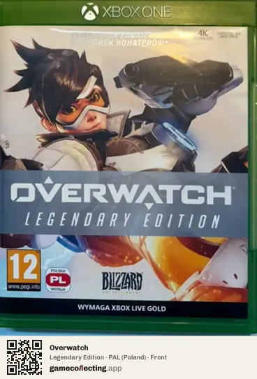 Overwatch Xbox One, Poland box front