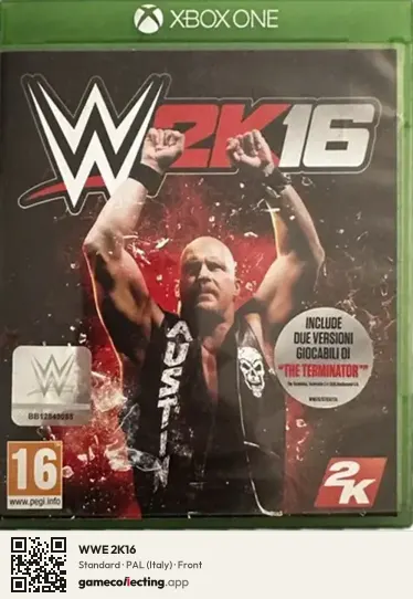 WWE 2K16 Xbox One, Italy box front