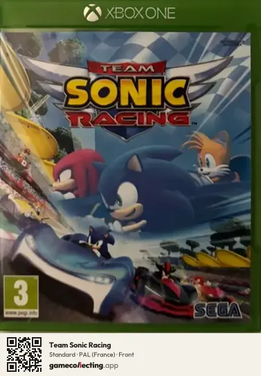 Team Sonic Racing Xbox One, France box front