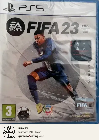 FIFA 23 PlayStation 5, PAL box front