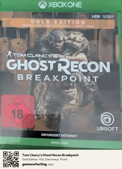 Tom Clancy's Ghost Recon Breakpoint Xbox One, Germany box front