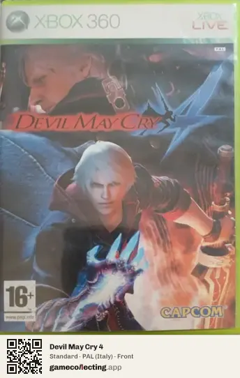 Devil May Cry 4 Xbox 360, Italy box front