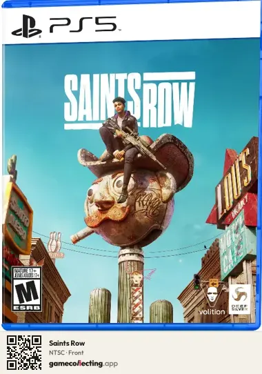 Saints Row PlayStation 5, NTSC box front