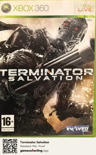 Terminator Salvation Xbox 360, PAL box front