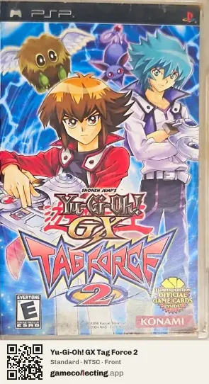 Yu-Gi-Oh! GX Tag Force 2 PlayStation Portable, NTSC box front