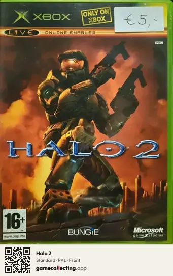 Halo 2 Xbox, PAL box front
