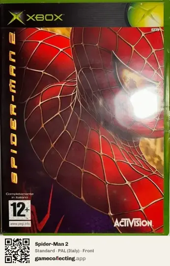 Spider-Man 2 Xbox, Italy box front