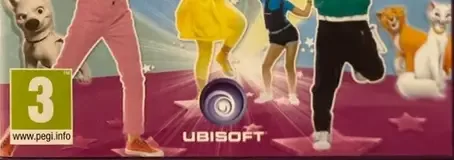 Just Dance: Disney Party, the PEGI square on its front