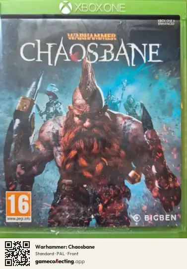 Warhammer: Chaosbane Xbox One, PAL box front