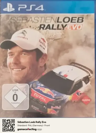 Sébastien Loeb Rally Evo PlayStation 4, Germany box front