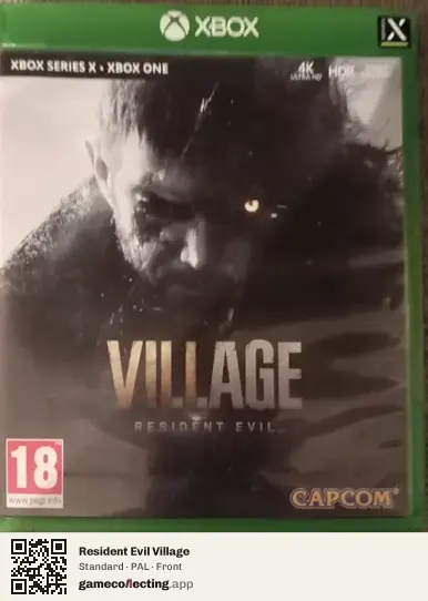 Resident Evil Village Xbox Series X, PAL box front