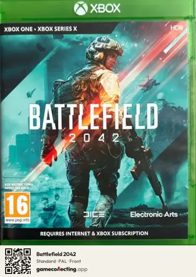 Battlefield 2042 Xbox One, PAL box front