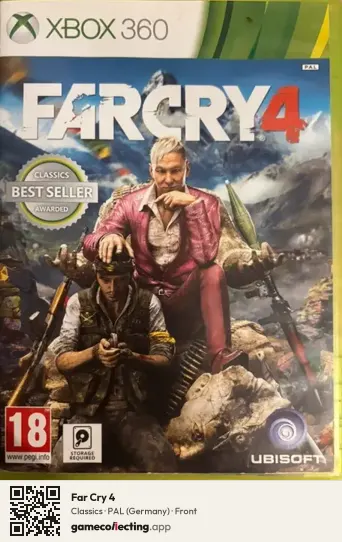 Far Cry 4 Xbox 360, Germany box front