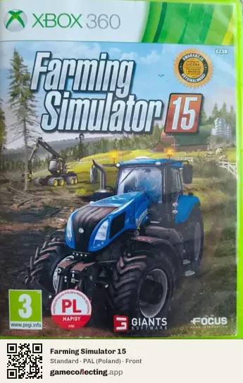 Farming Simulator 15 Xbox 360, Poland box front
