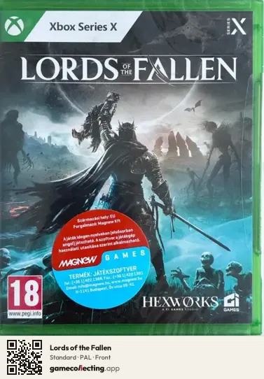 Lords of the Fallen Xbox Series X, PAL box front