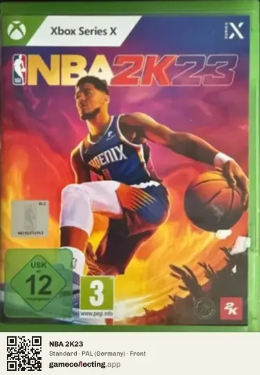 NBA 2K23 Xbox Series X, Germany box front