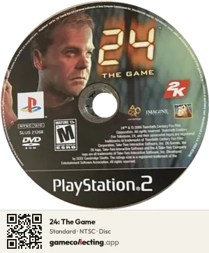 24: The Game PlayStation 2, NTSC disc
