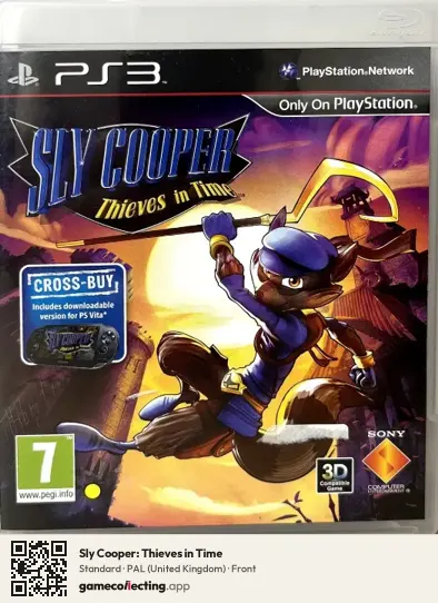 Sly Cooper: Thieves in Time PlayStation 3, United Kingdom box front