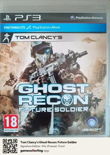 Tom Clancy's Ghost Recon: Future Soldier PlayStation 3, France box front