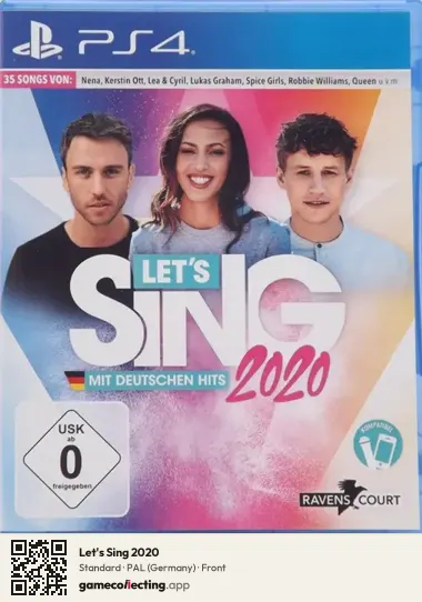Let's Sing 2020 PlayStation 4, Germany box front
