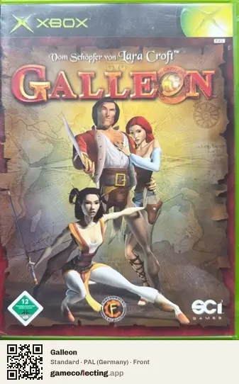 Galleon Xbox, Germany box front