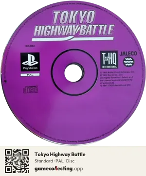 Tokyo Highway Battle PlayStation, PAL disc