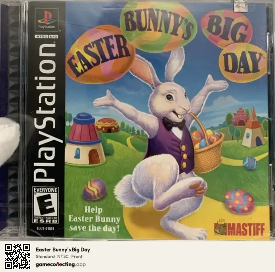 Easter Bunny's Big Day PlayStation, NTSC box front