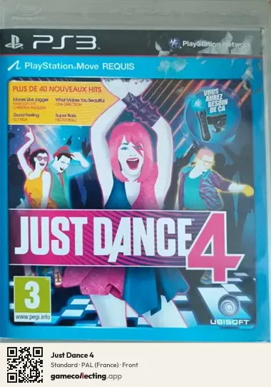 Just Dance 4 PlayStation 3, France box front
