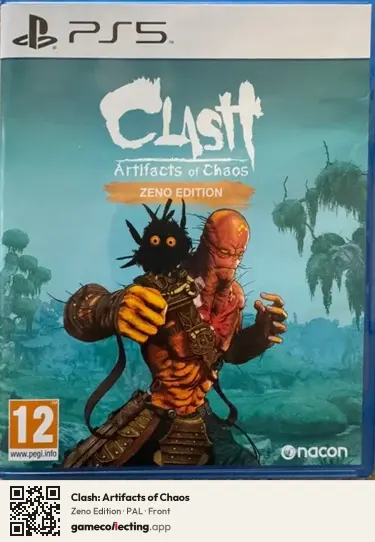 Clash: Artifacts of Chaos PlayStation 5, PAL box front