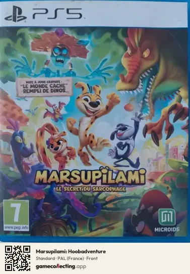 Marsupilami: Hoobadventure PlayStation 5, France box front