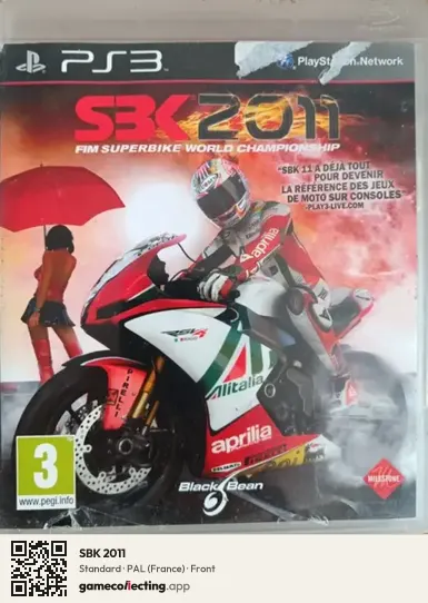SBK 2011 PlayStation 3, France box front