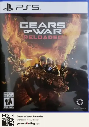 Gears of War: Reloaded PlayStation 5, NTSC box front