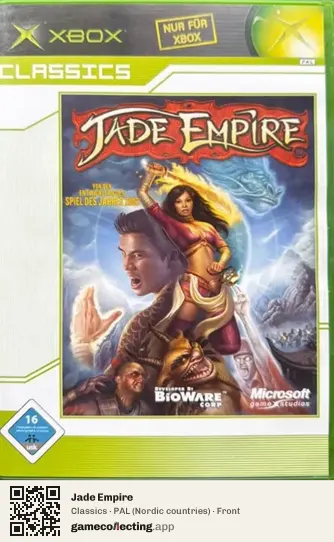 Jade Empire Xbox, Nordic countries box front