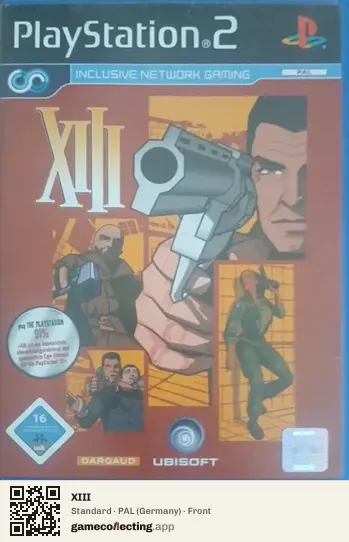XIII PlayStation 2, Germany box front