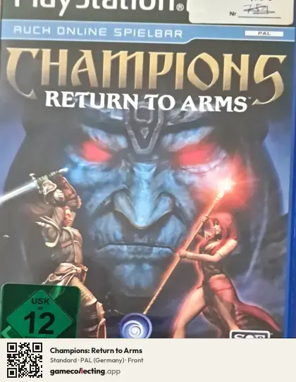 Champions: Return to Arms PlayStation 2, Germany box front