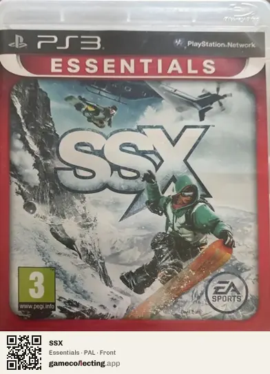 SSX PlayStation 3, PAL box front
