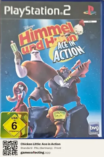 Chicken Little: Ace in Action PlayStation 2, Germany box front