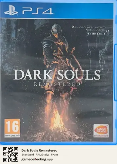 Dark Souls Remastered PlayStation 4, Italy box front