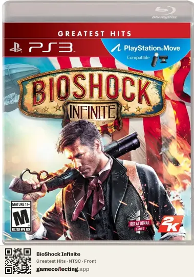 BioShock Infinite PlayStation 3, NTSC box front
