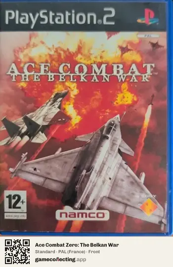 Ace Combat Zero: The Belkan War PlayStation 2, France box front