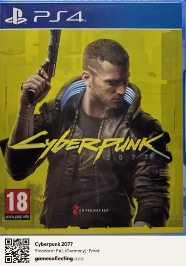 Cyberpunk 2077 PlayStation 4, Germany box front
