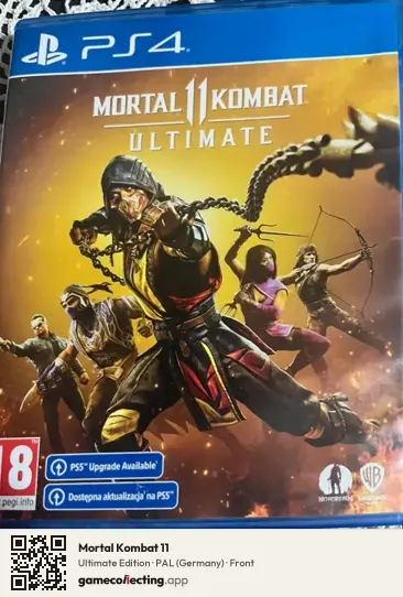 Mortal Kombat 11 PlayStation 4, Germany box front