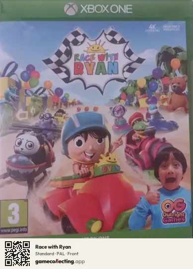 Race with Ryan Xbox One, PAL box front