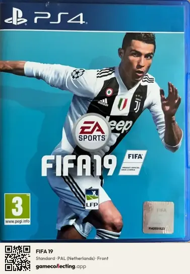FIFA 19 PlayStation 4, Netherlands box front