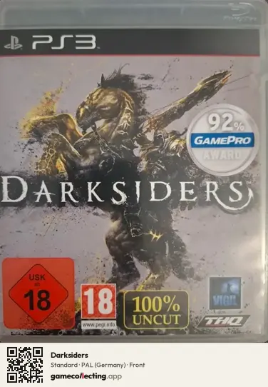Darksiders PlayStation 3, Germany box front