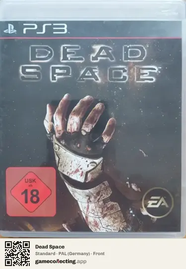 Dead Space PlayStation 3, Germany box front