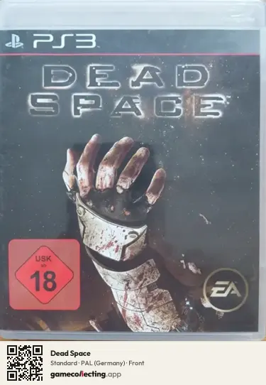Dead Space PlayStation 3, Germany box front